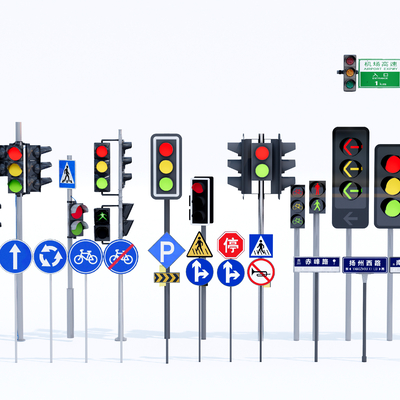 Road signs Traffic lights