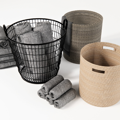 Towel Laundry Basket Storage Basket