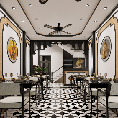 Neoclassical Style Tea Restaurant