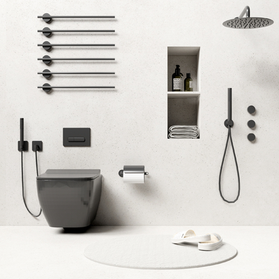 Toilet Sanitary Ware Toilet Towel Rack Shower