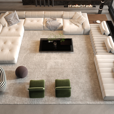 Milotti Minotti Sectional Sofa