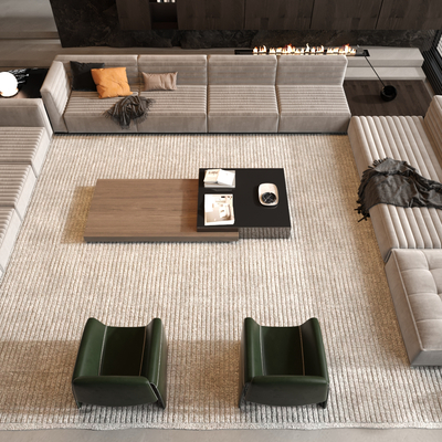 Milotti Minotti Sectional Sofa