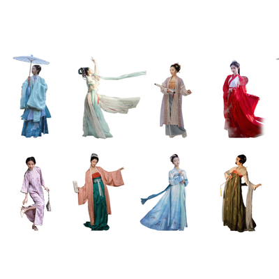 2D Antique Hanfu Character Woman Man