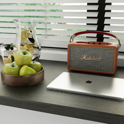 Apple fruit decoration stereo