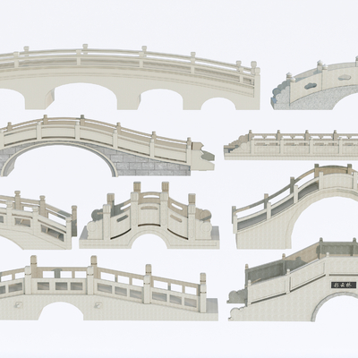 Chinese style stone bridge landscape bridge stone arch bridge arch bridge stone bridge