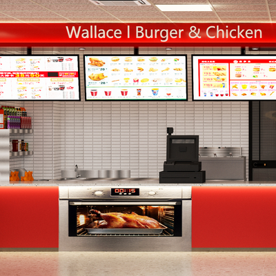 Fast food restaurant KFC Wallace