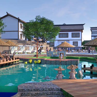 New Chinese Fishing Pond Resort