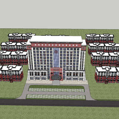 Tibetan Hotel Architectural Appearance