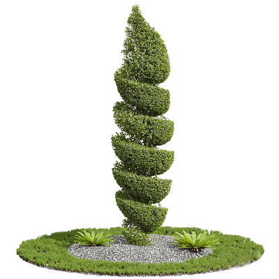 Modeling Shrub Landscape Tree Gardening Tree