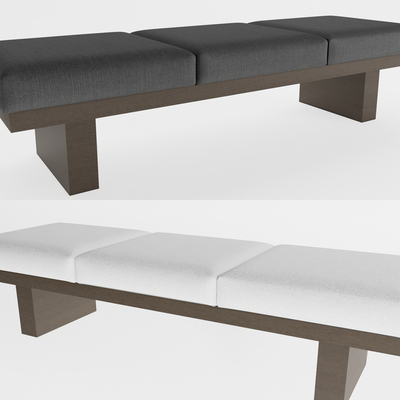 Modern bench bed end stool