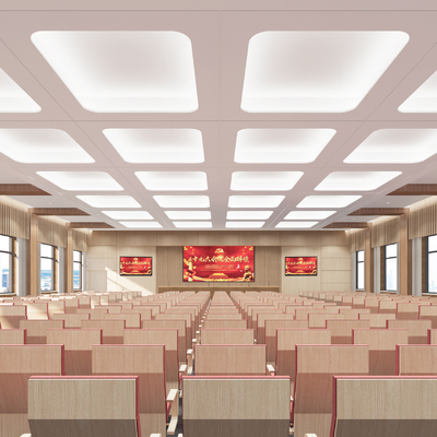 Modern Party Building Conference Room Report Hall