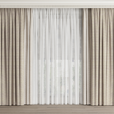 linen curtain screen window