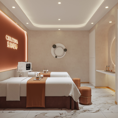 Cream Style beauty salon SPA care room