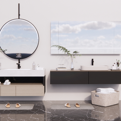 modern bathroom cabinet washstand