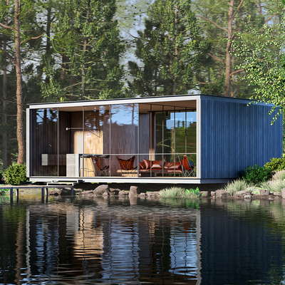 Modern Lakeside Homestay Appearance