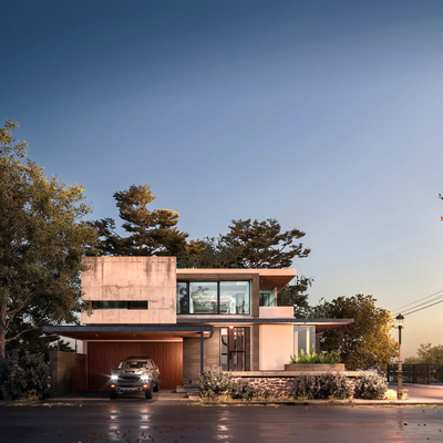 Industrial wind single-family villa