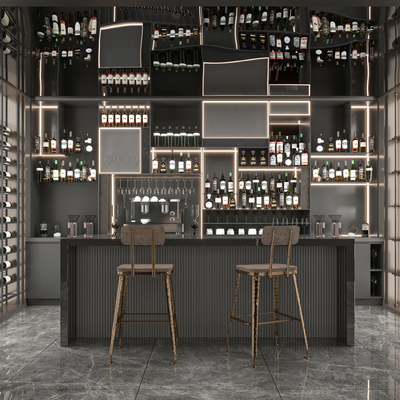 Modern Wine Cellar Tasting Room