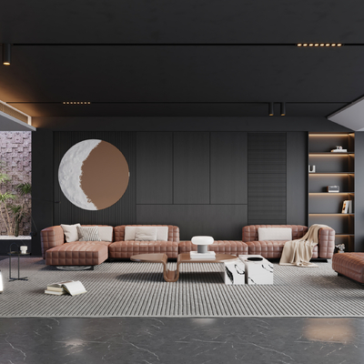 Minotti Milotti Diablo Living Room