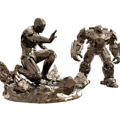 Modern Iron Man Hand-made Art Toy