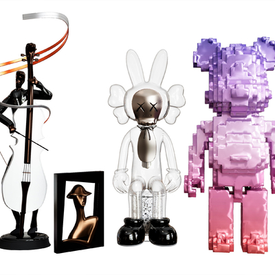 Modern Art Toy Sculpture KWAS Ornaments