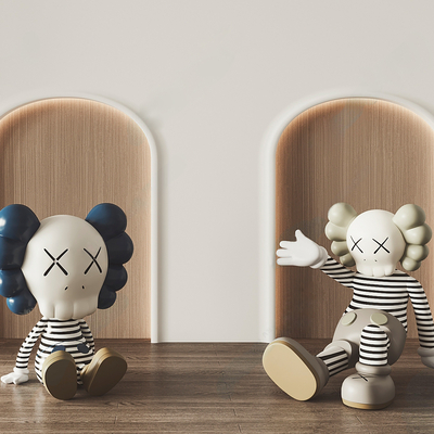 modern kaws trendy ornaments