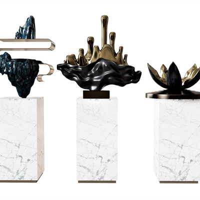 Modern Rock Sculpture Ornaments