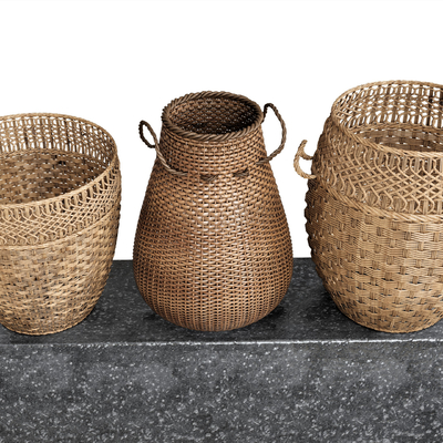 Quiet Wind Bamboo Basket Bamboo Basket Dirty Clothes Basket