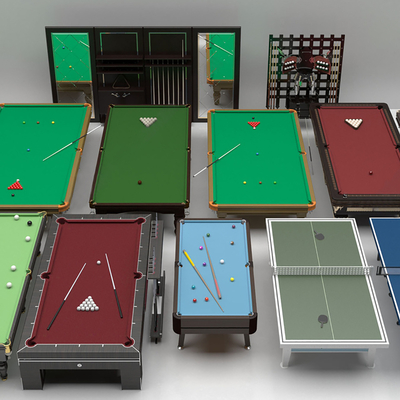 Modern billiard table