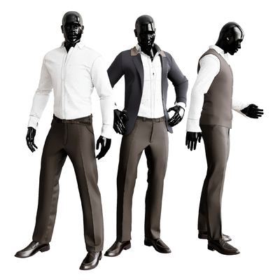 Modern Suit Model Male Model