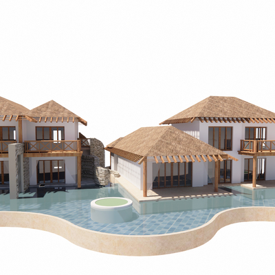 Natural Wind Thatched Homestay Villa Appearance