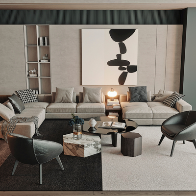 Milotti Minotti Sectional Sofa