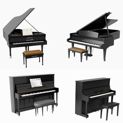 Piano Three Leg Piano