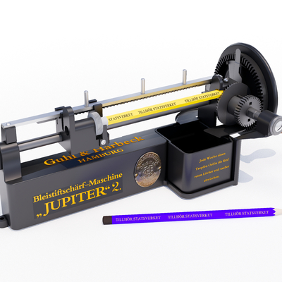 hand-operated pencil sharpener