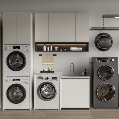 Washer and dryer all-in-one machine