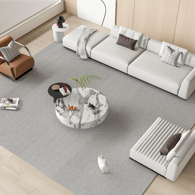 Minotti sofa coffee table combination