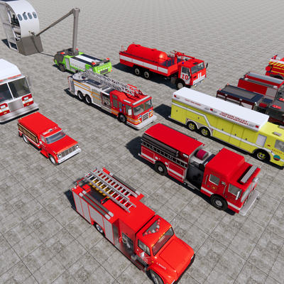 Fire truck Wrecker truck Engineering truck Road rescue vehicle