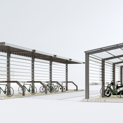 Modern non-motorized carport