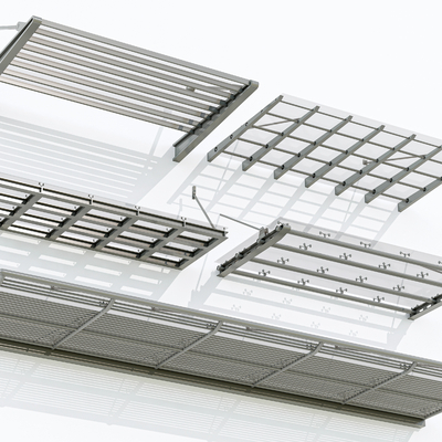 Modern steel structure canopy