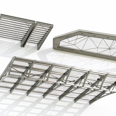 Modern steel structure canopy