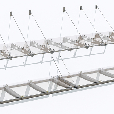 Modern steel structure canopy