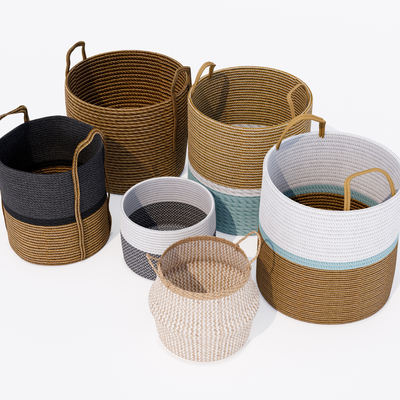 Modern Dustpan Storage Basket