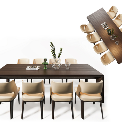 Minotti Dining Table and Chair