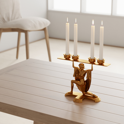 Modern Candle Ornaments Sculpture Candlestick