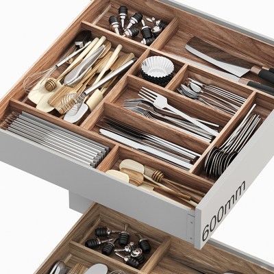 Modern Tableware Drawer Knife and Fork Chopsticks