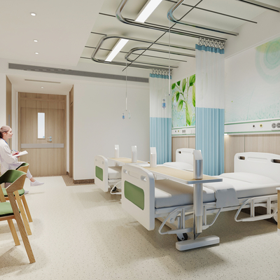 modern hospital ward