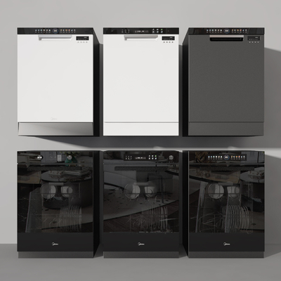 Dishwasher disinfection cabinet