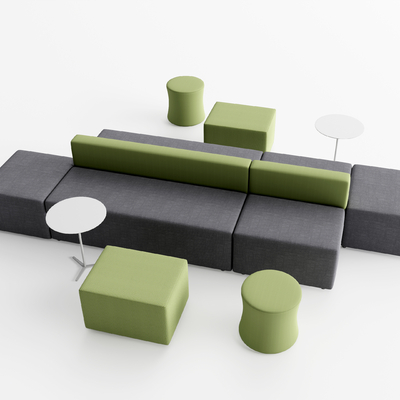 Modern office leisure sofa combination