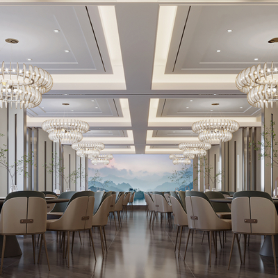 New Chinese Hotel Ballroom