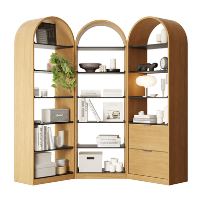 Modern decorative shelf bookcase