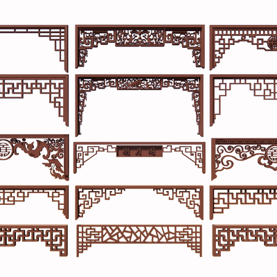 Chinese style lattice